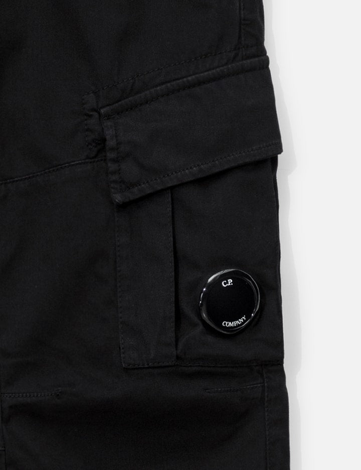 Stretch Sateen Cargo Lens Pants
