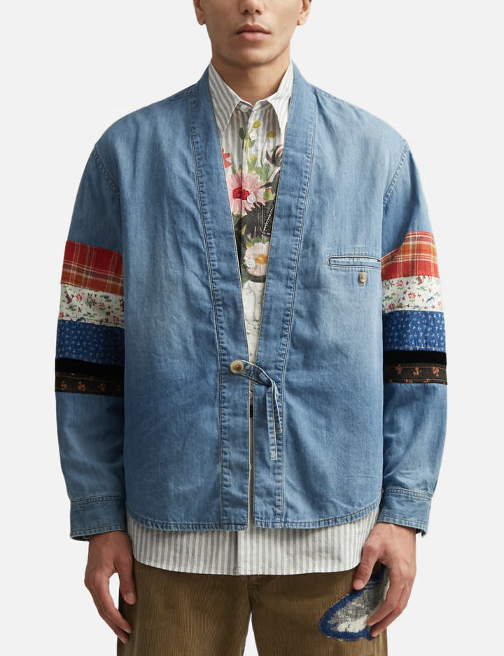 Patchwork Denim Overshirt
