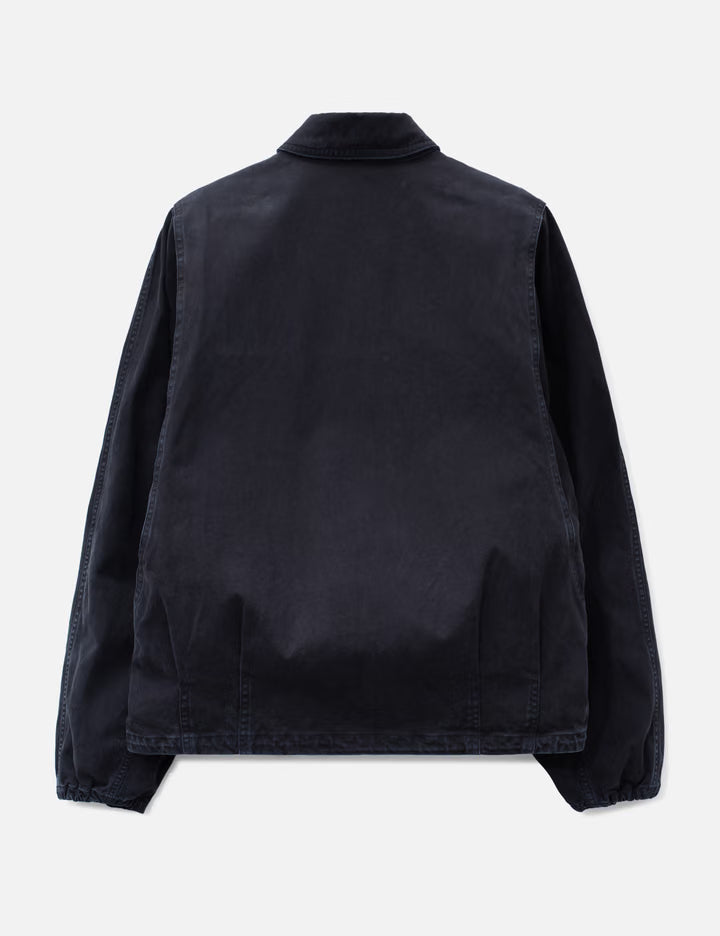 Peached Cotton Twill Garment-Dye Balloon Silhouette Blouson