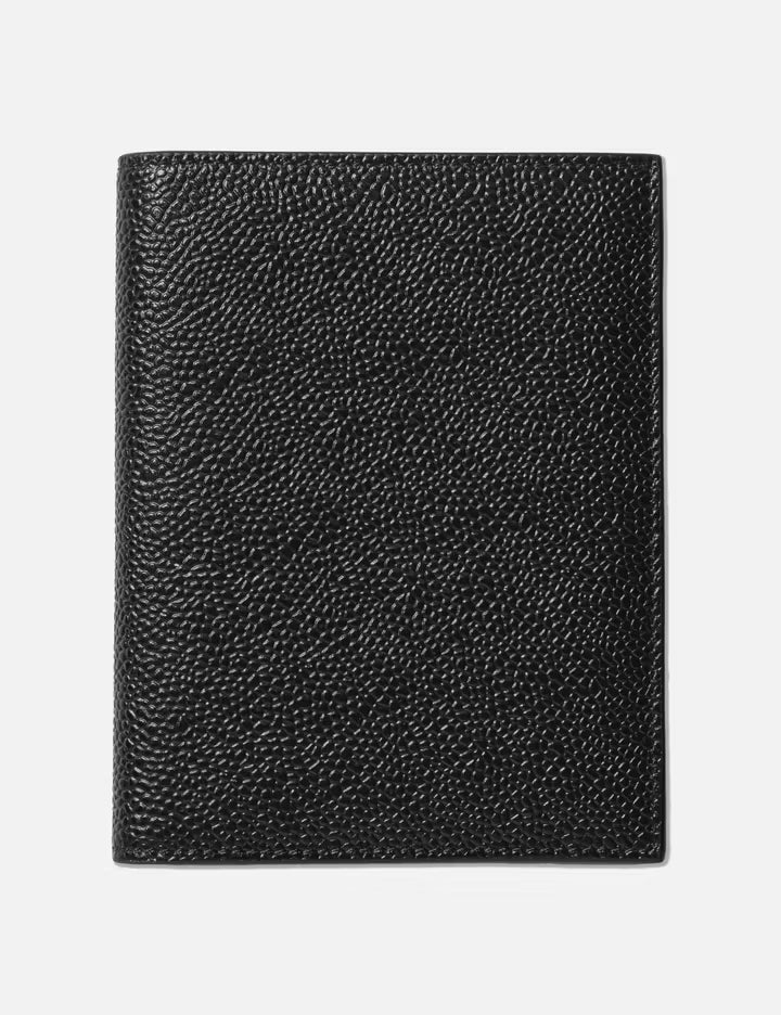 Pebble Grain Leather Passport Holder