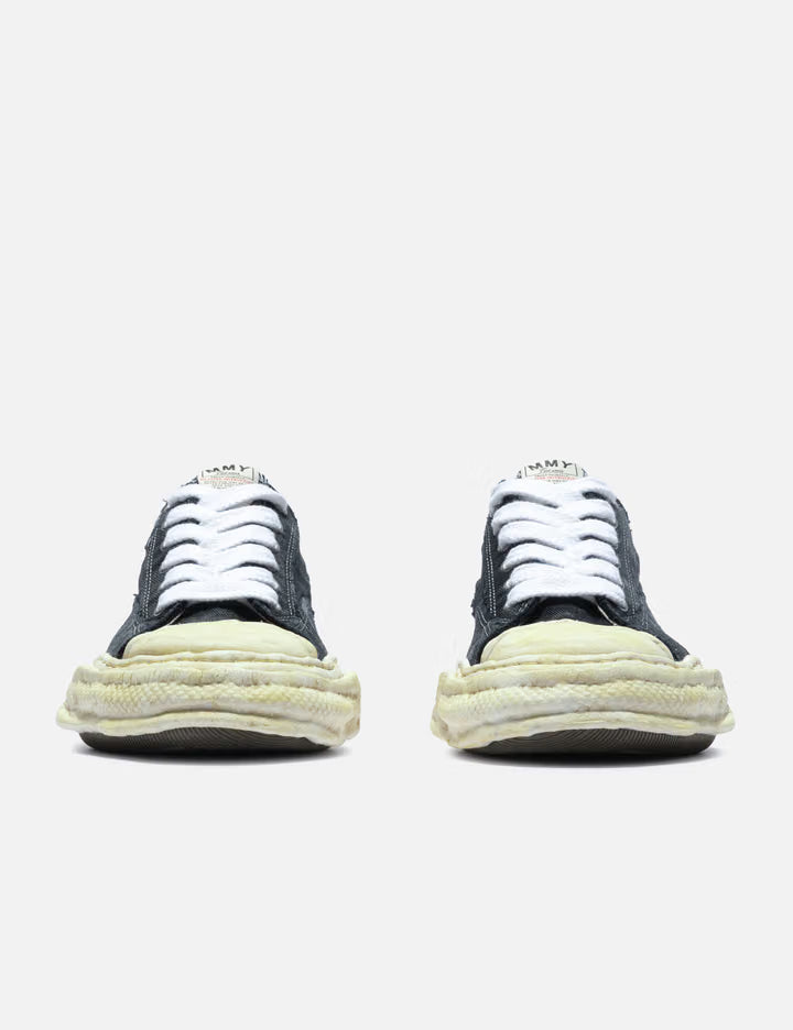 "PETERSON23" OG Sole Brushed Twill Low-Top Sneakers
