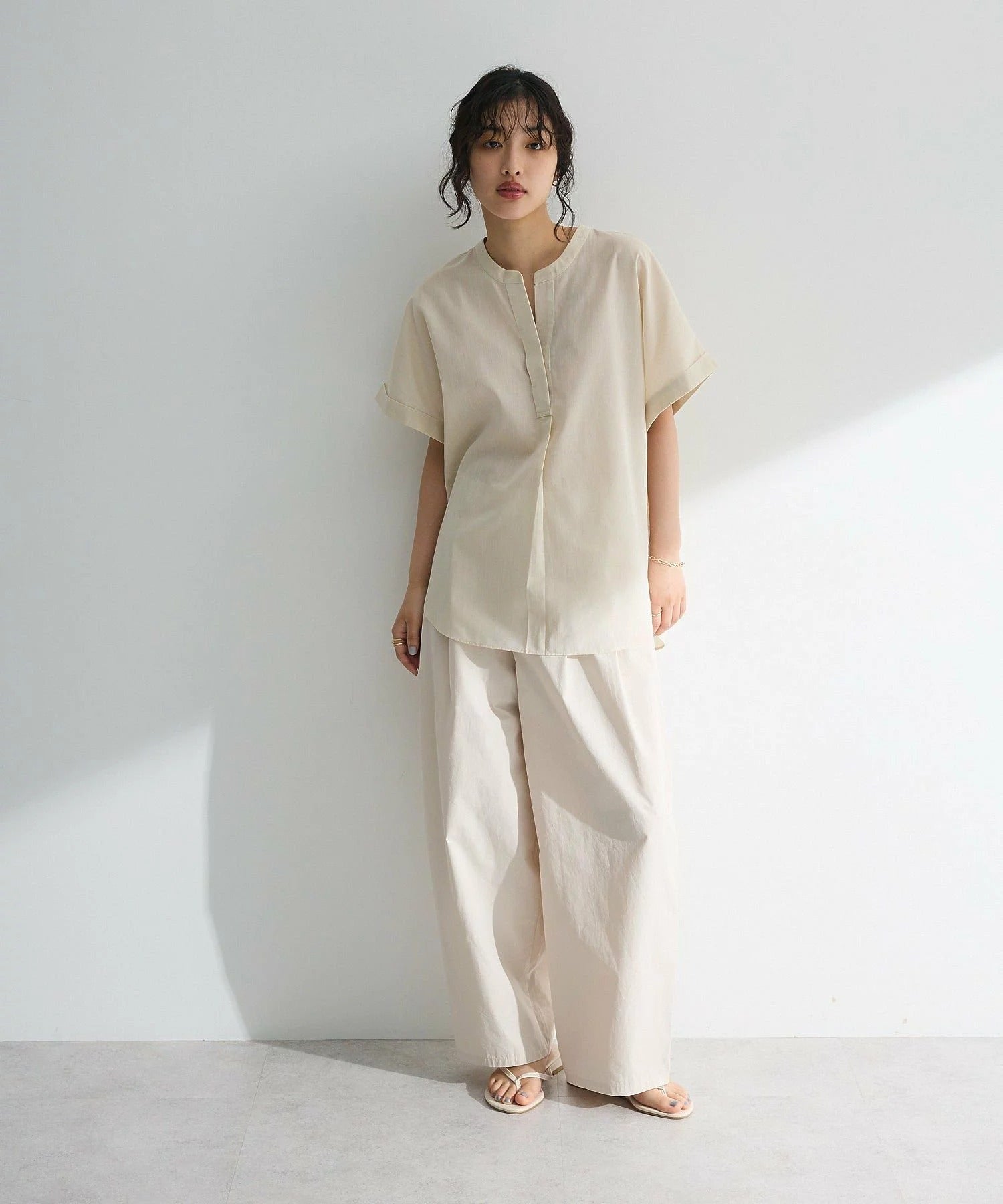 Emiko French Sleeve Skipper Shirt