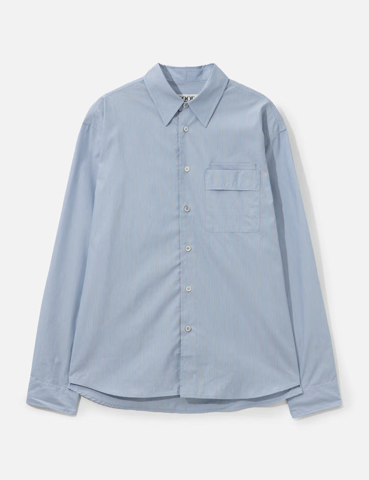 Pin Stripe Pointed Shirt
