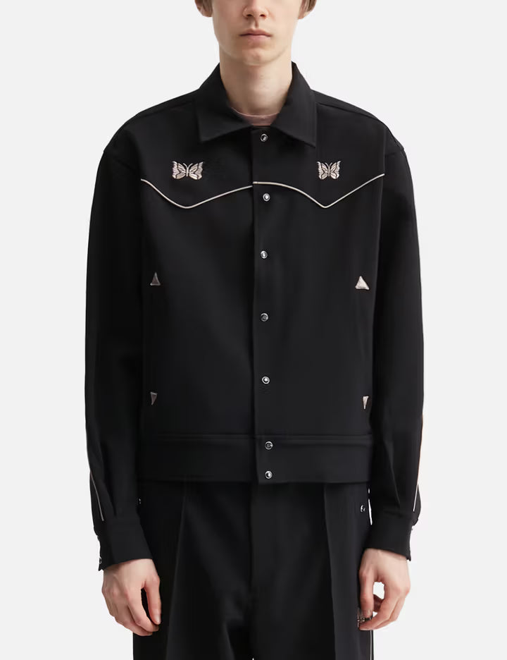 Piping Cowboy Jacket - Poly Double Cloth