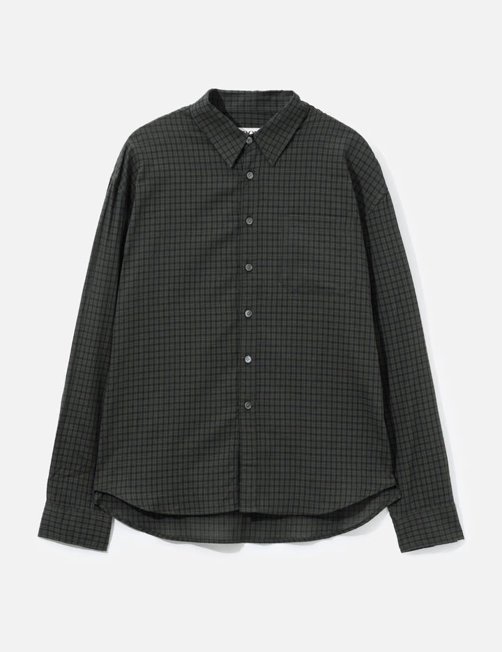 Plaid Seersucker Check Shirt
