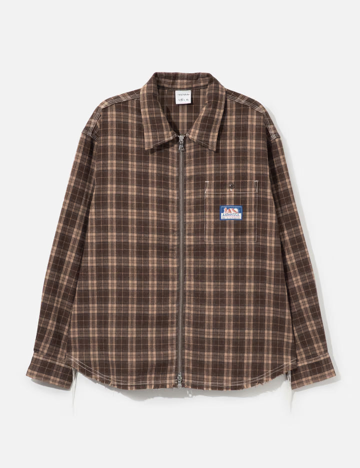 Plaid Zip Shirt