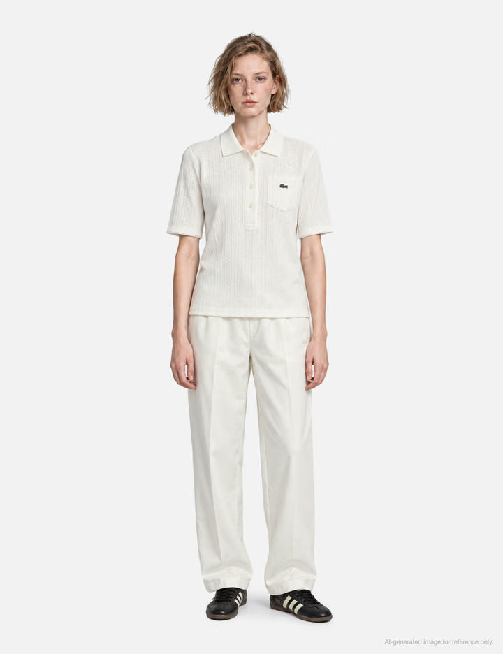 Pointelle Polos