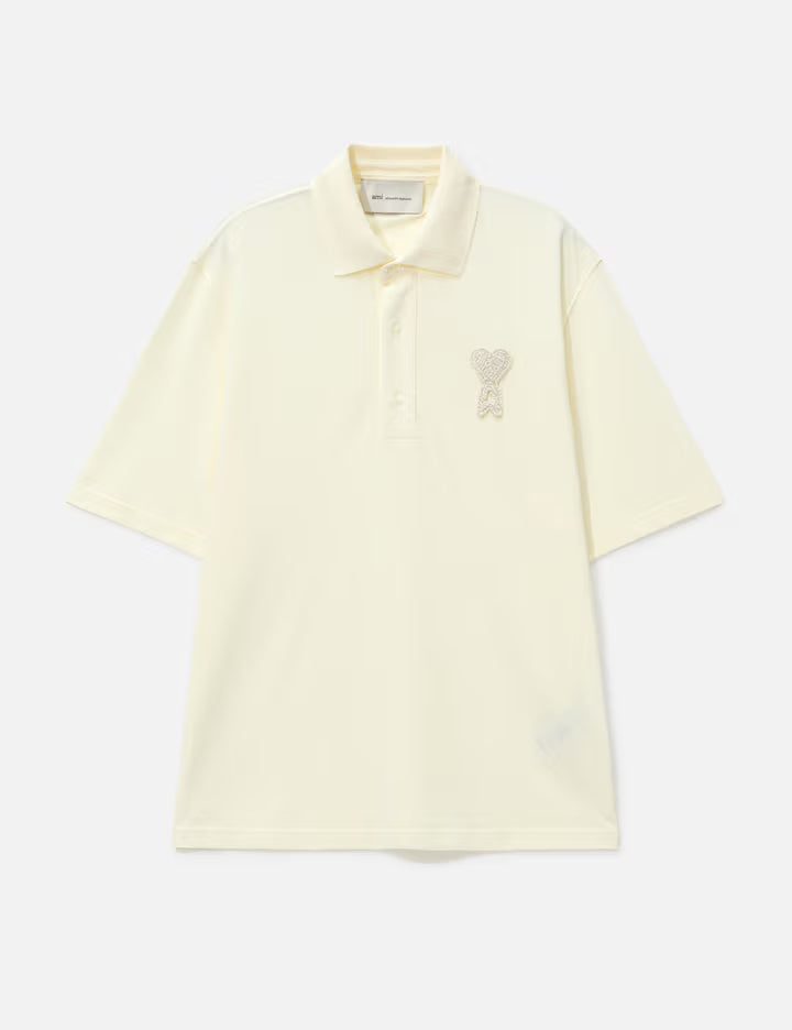 Ami De Coeur Super Lightweight Cotton Piqué Polo Shirt