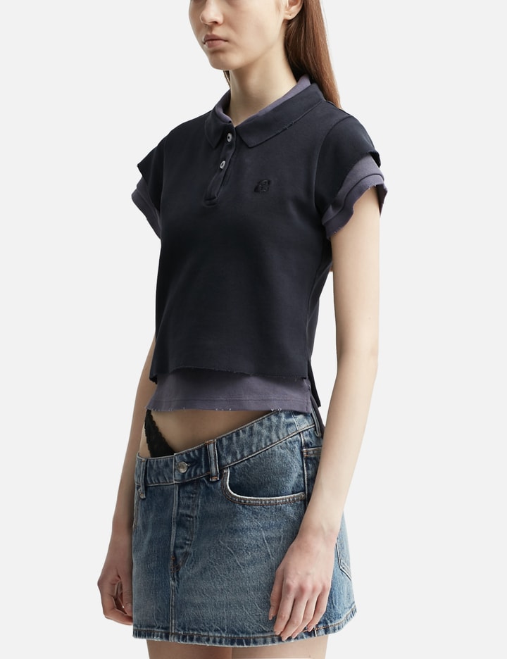 Layered Shrunken Polo