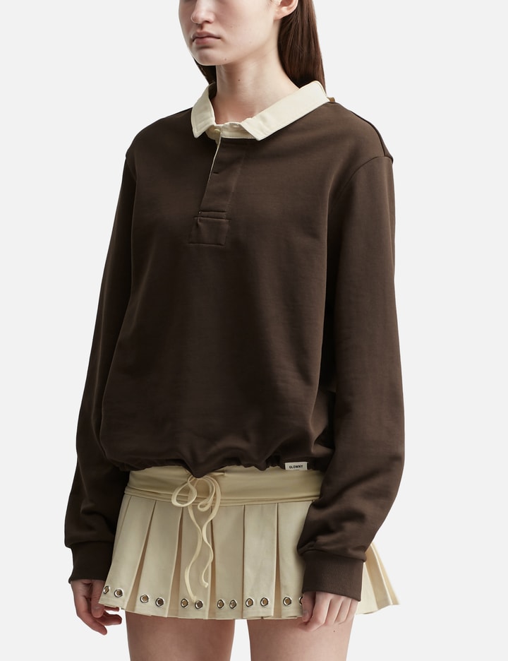 G Contrast Polo Long Sleeve