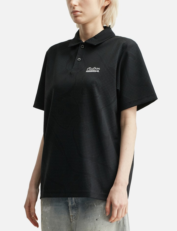 NH x Malbon Golf . Course Camo Pattern Polo Short Sleeve