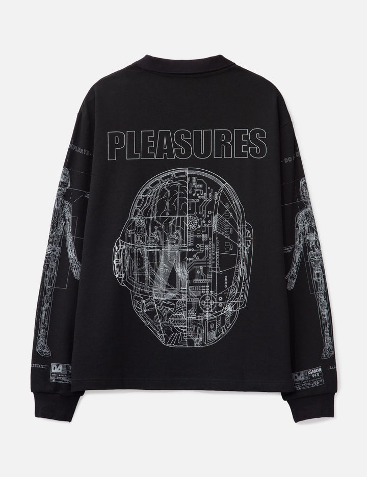 Pleasures x Daft Punk Schematic Long Sleeve Polo