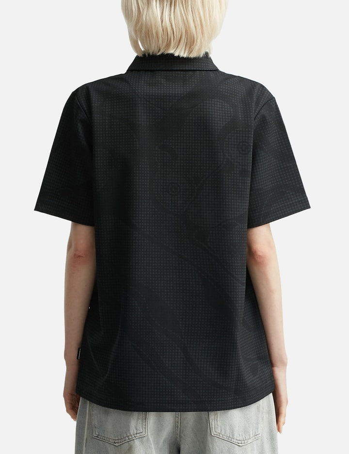 NH x Malbon Golf . Course Camo Pattern Polo Short Sleeve