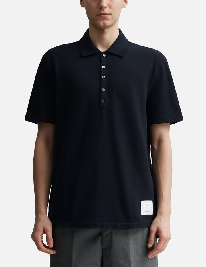 Center Back RWB-Stripe Polo Shirt