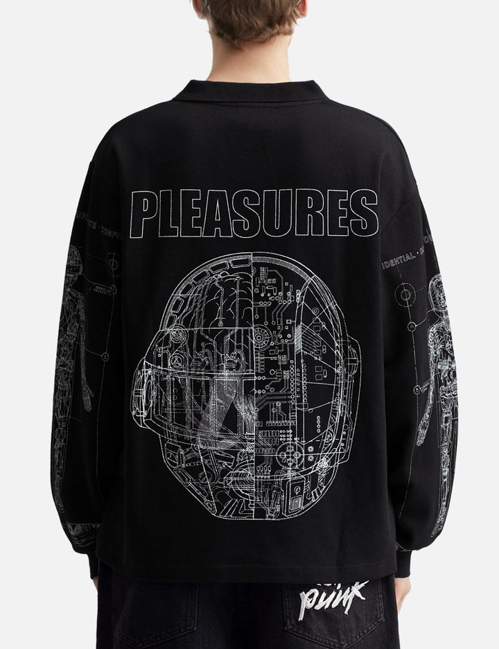 Pleasures x Daft Punk Schematic Long Sleeve Polo