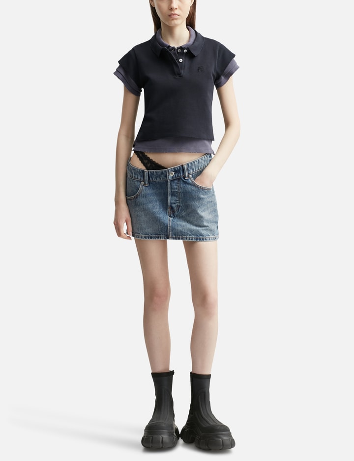 Layered Shrunken Polo