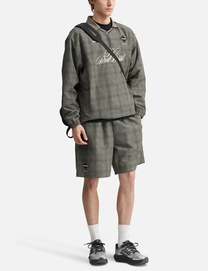Plaid Practice Polo Collar Piste