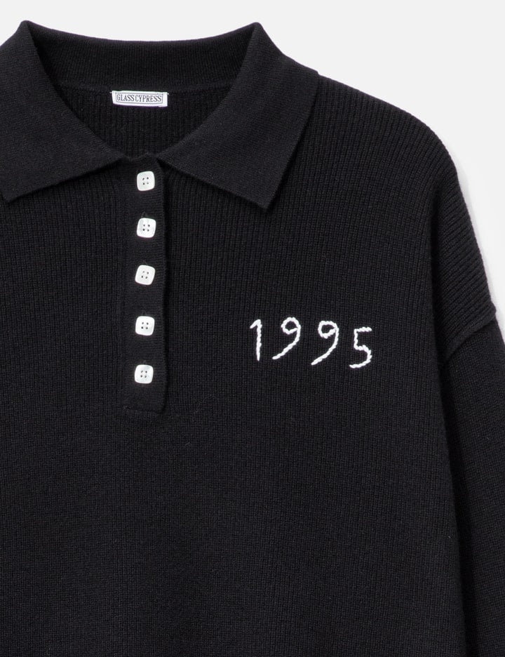 Black 1995 Knit Polo