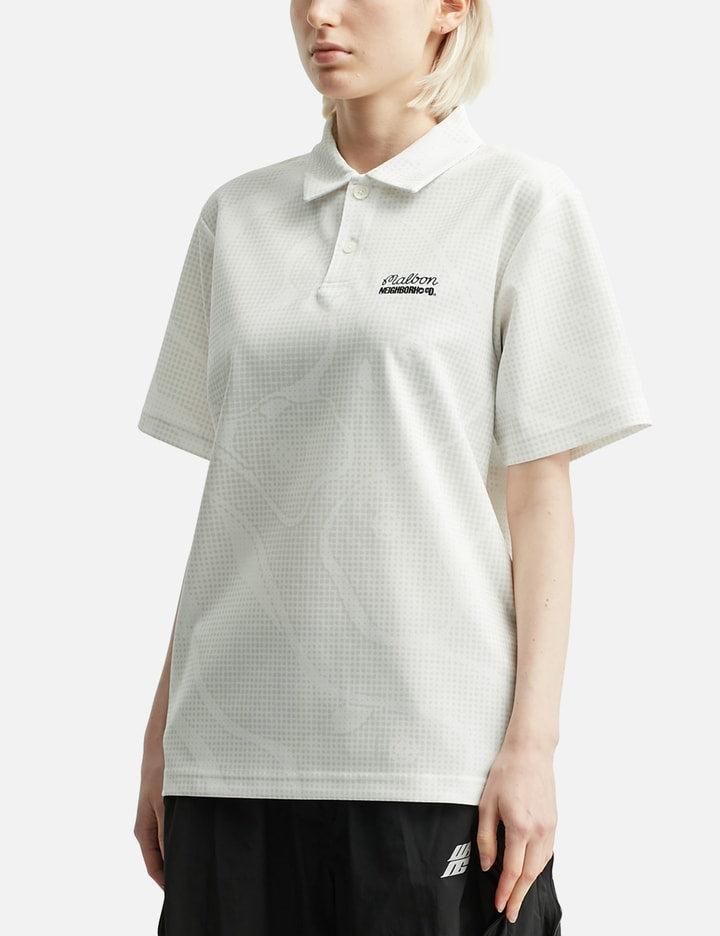 NH x Malbon Golf . Course Camo Pattern Polo Short Sleeve