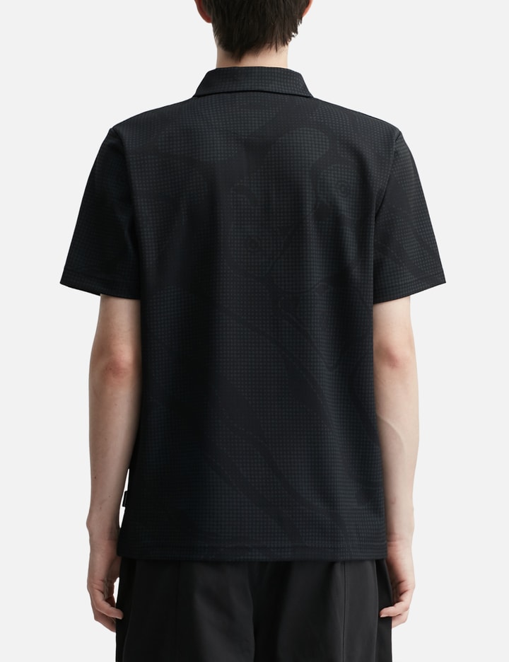 NH x Malbon Golf . Course Camo Pattern Polo Short Sleeve