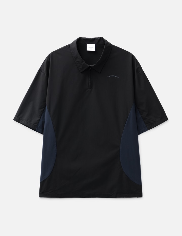 Linwood Poplin Zip Polo