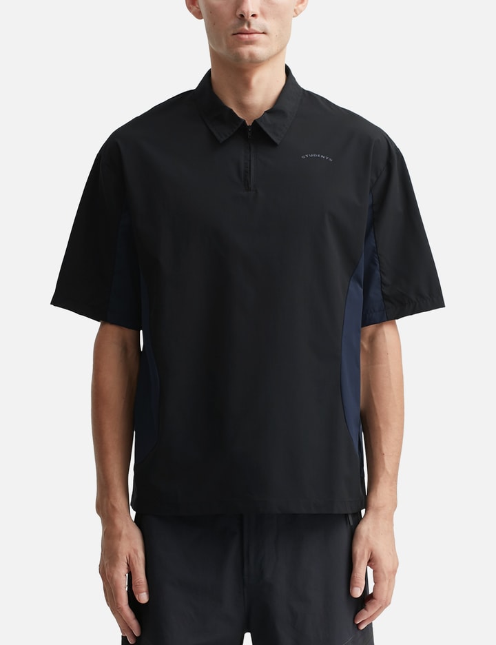 Linwood Poplin Zip Polo