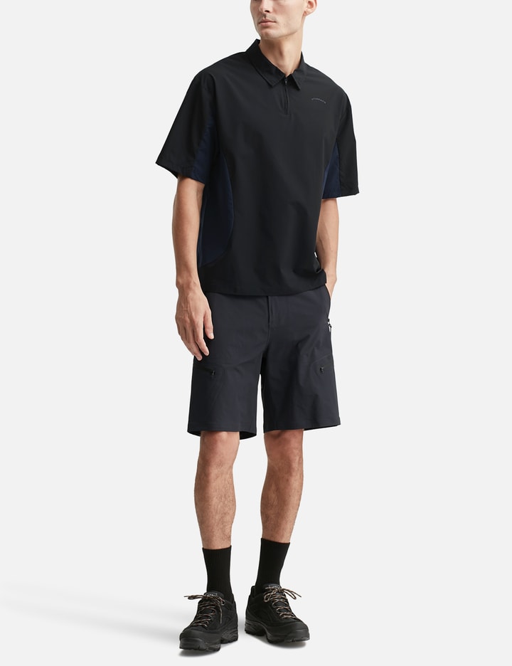 Linwood Poplin Zip Polo