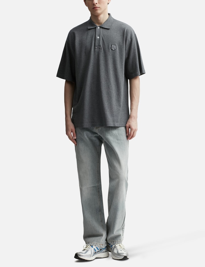 Bold Fox Head Patch Oversize Polo
