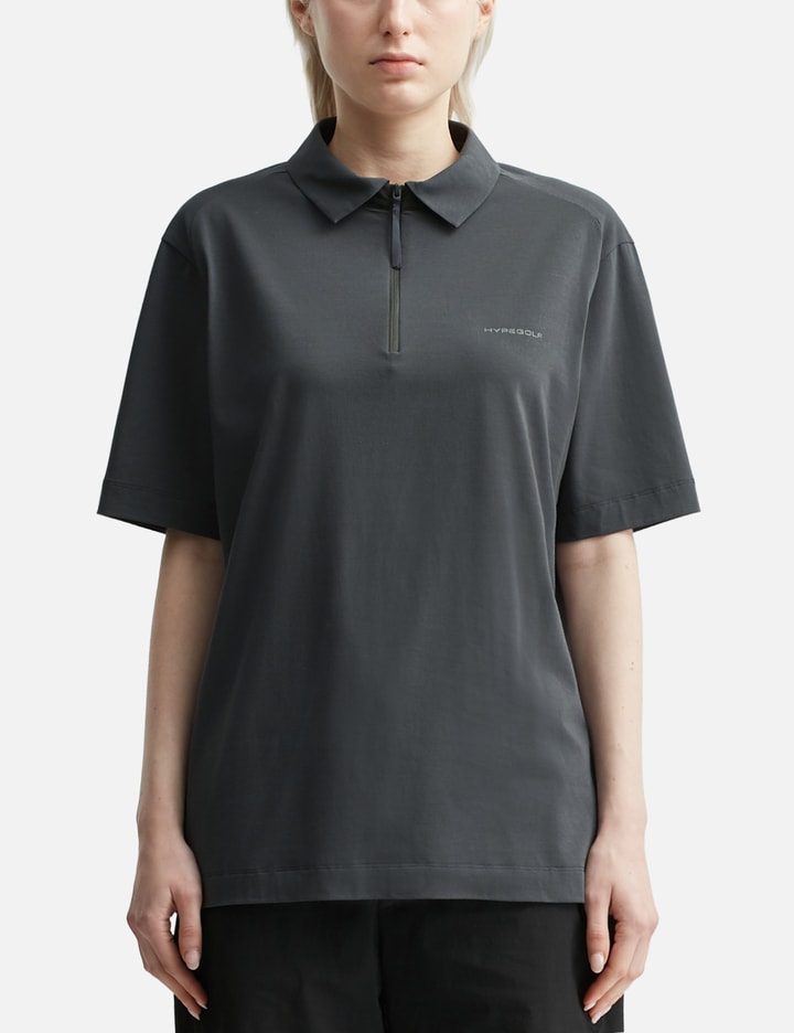 HYPEGOLF x POST ARCHIVE FACTION (PAF) Half Zip-Up Polo T-shirts