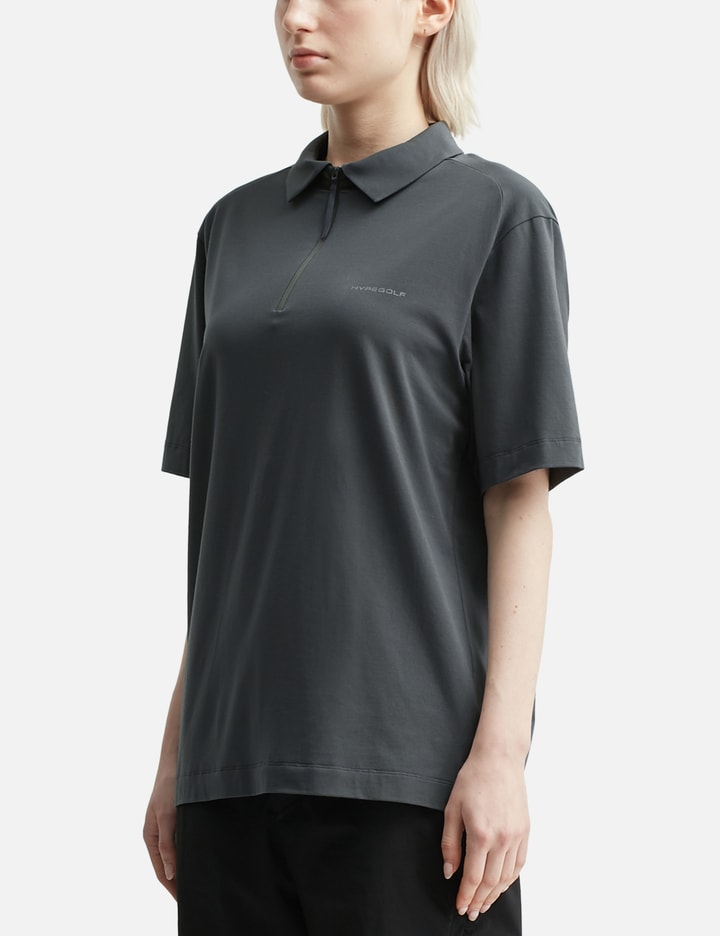 HYPEGOLF x POST ARCHIVE FACTION (PAF) Half Zip-Up Polo T-shirts