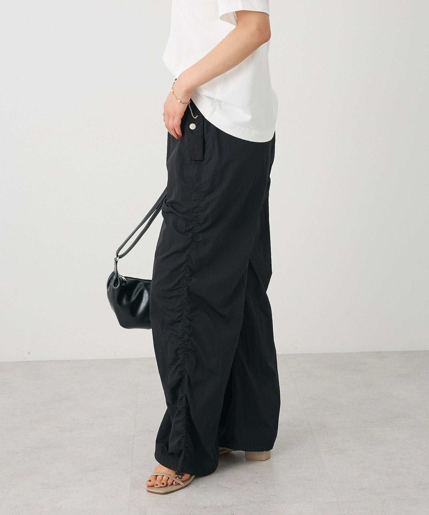 Sui Side Shirred Cargo Pants