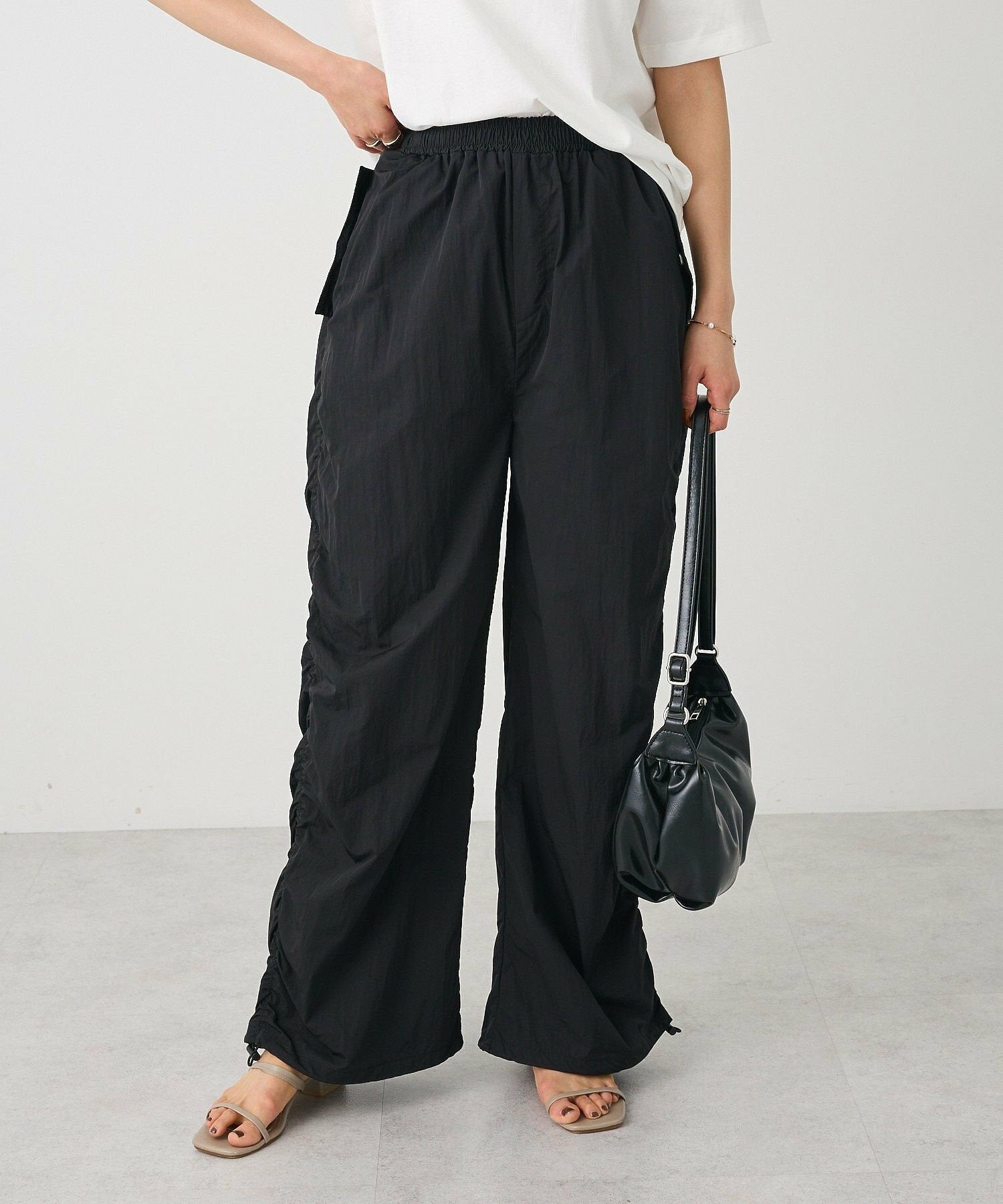 Sui Side Shirred Cargo Pants