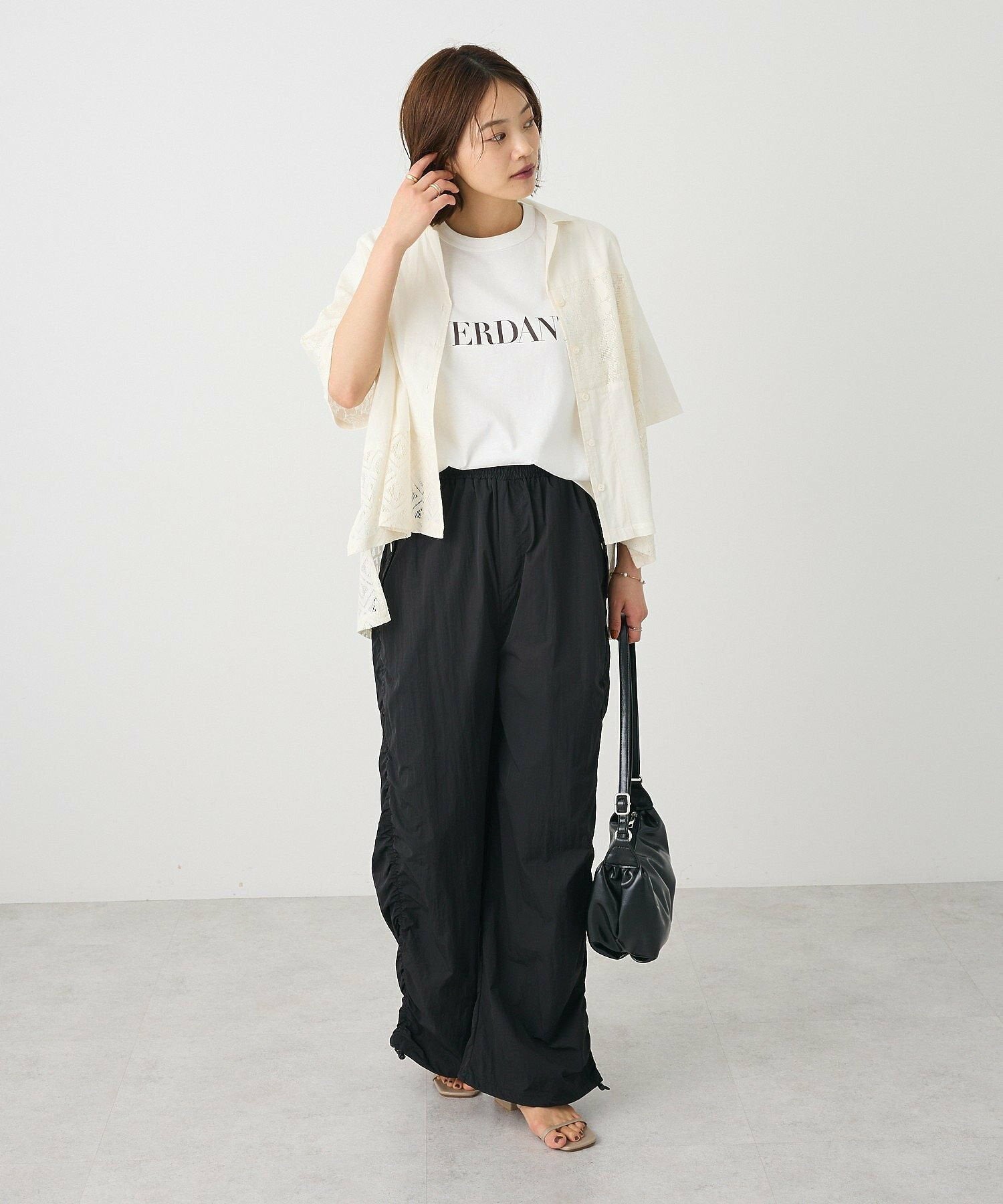 Sui Side Shirred Cargo Pants