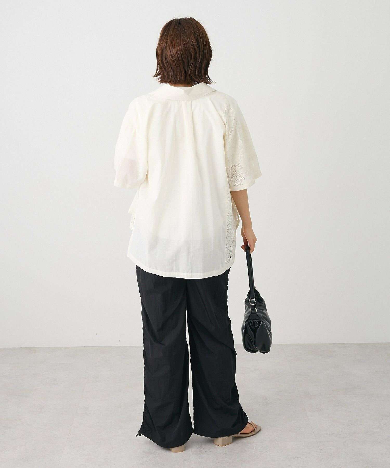 Sui Side Shirred Cargo Pants