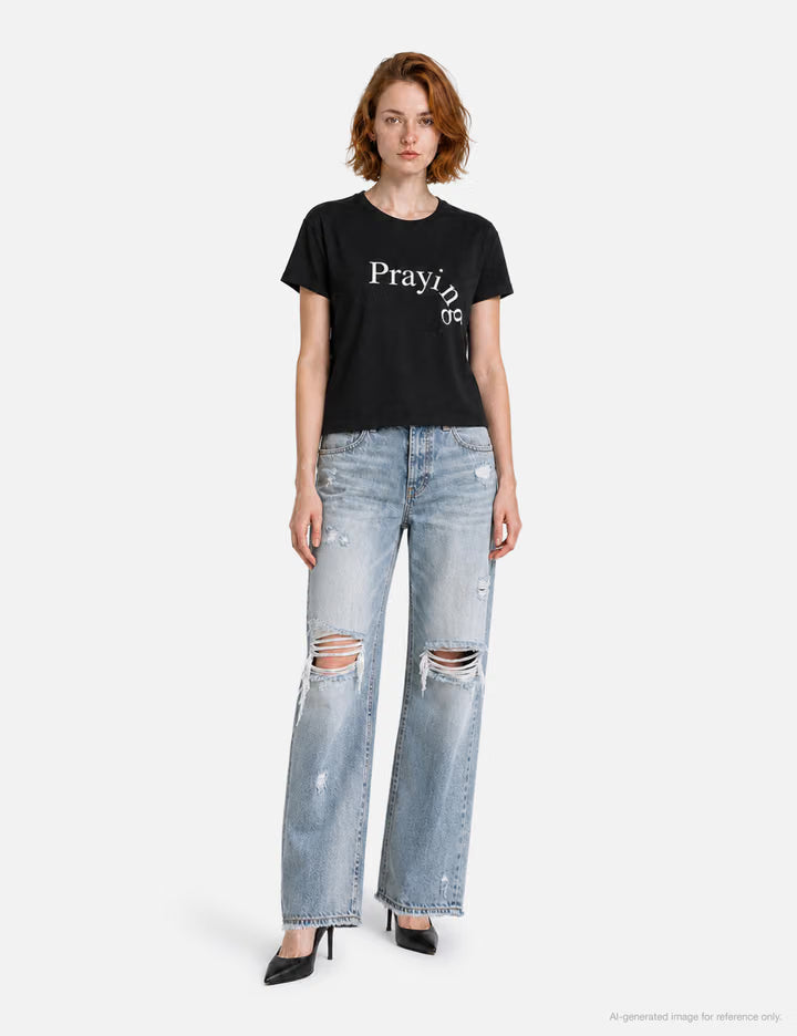 Praying Logo Mens T-Shirt