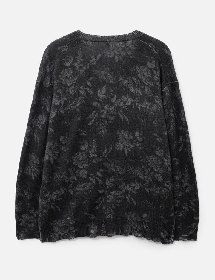 Printed Boyfriend Cardigan