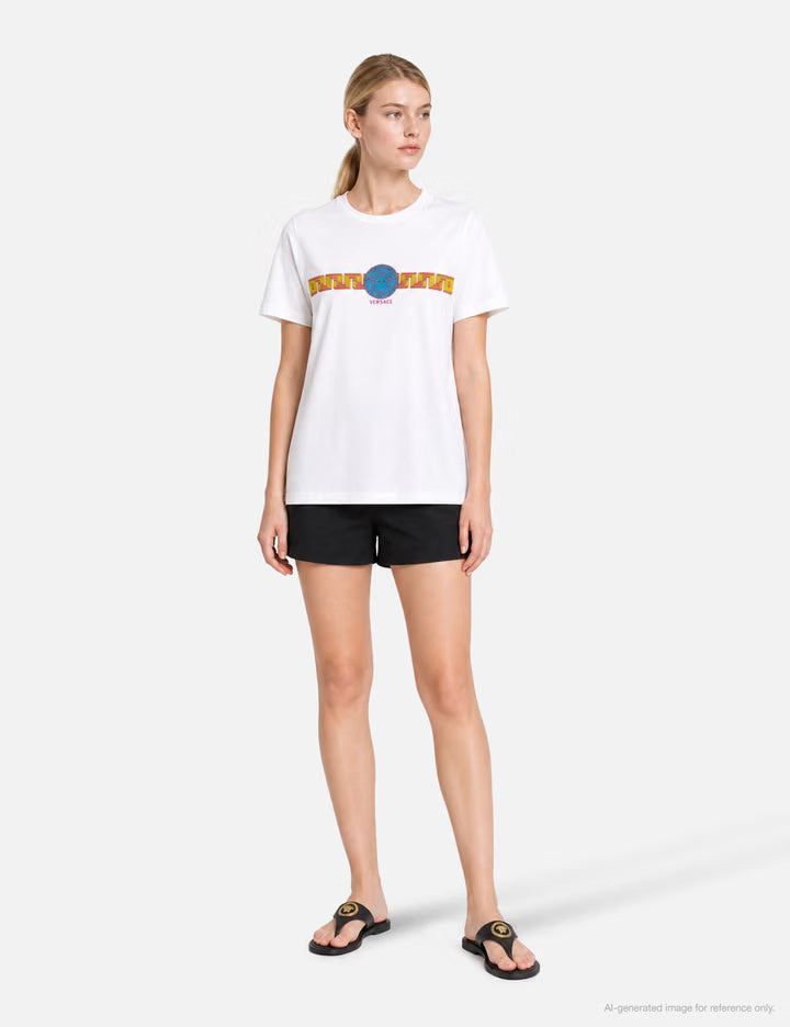Printed Cotton-Jersey Slim T-Shirt