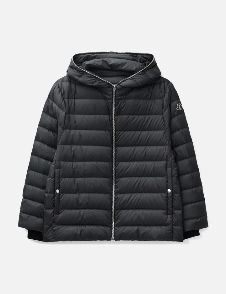 Moncler + Rick Owens Ziplock Hooded Short Down Jacket