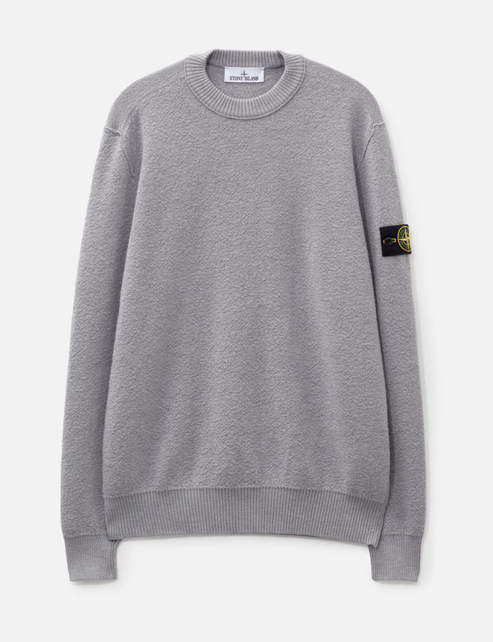 Pure RWS Wool Loose-Fit Crewneck Sweater
