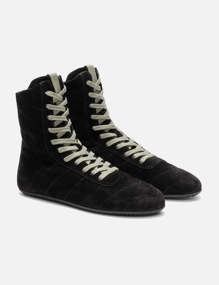 Quilted Minimal High Sneaks
