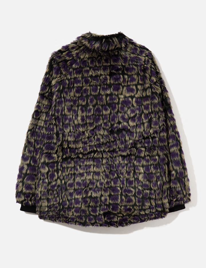 Raglan Fur Jacket - Crocodile Fur