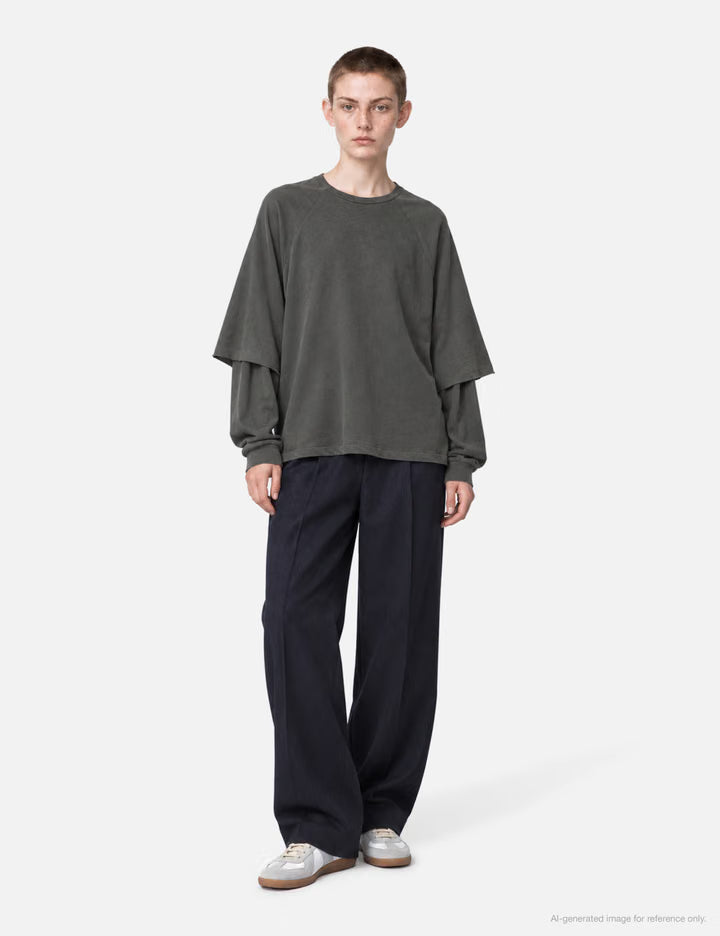 Raglan Layered Long Sleeve T-Shirt
