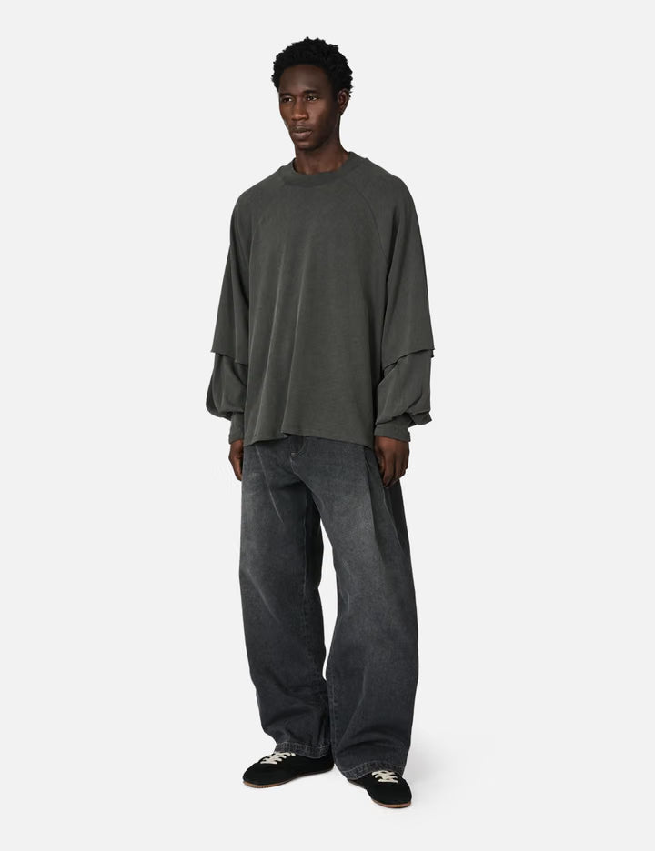 Raglan Layered Long Sleeve T-Shirt