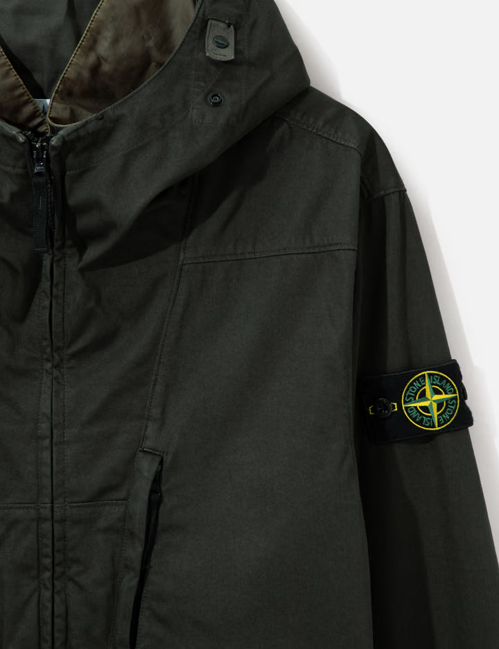 Raso Gommato Hooded Jacket