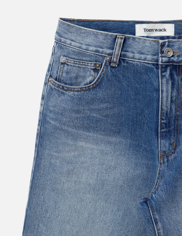 Re-Cut Flared Denim Jeans