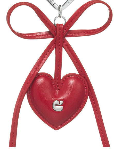 HEART & RIBBON CHARM