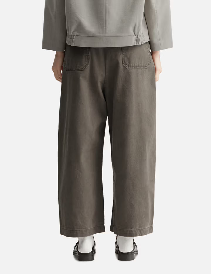 Reset Washed Wide-Leg Trousers