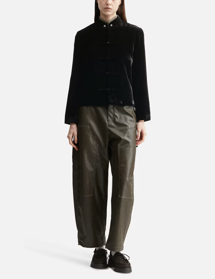 Reset Velvet Stand-Collar Jacket