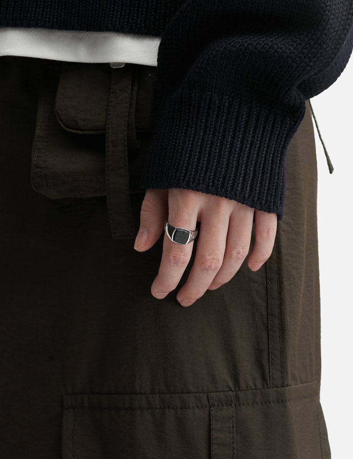 Kay Ring Black Larvikite