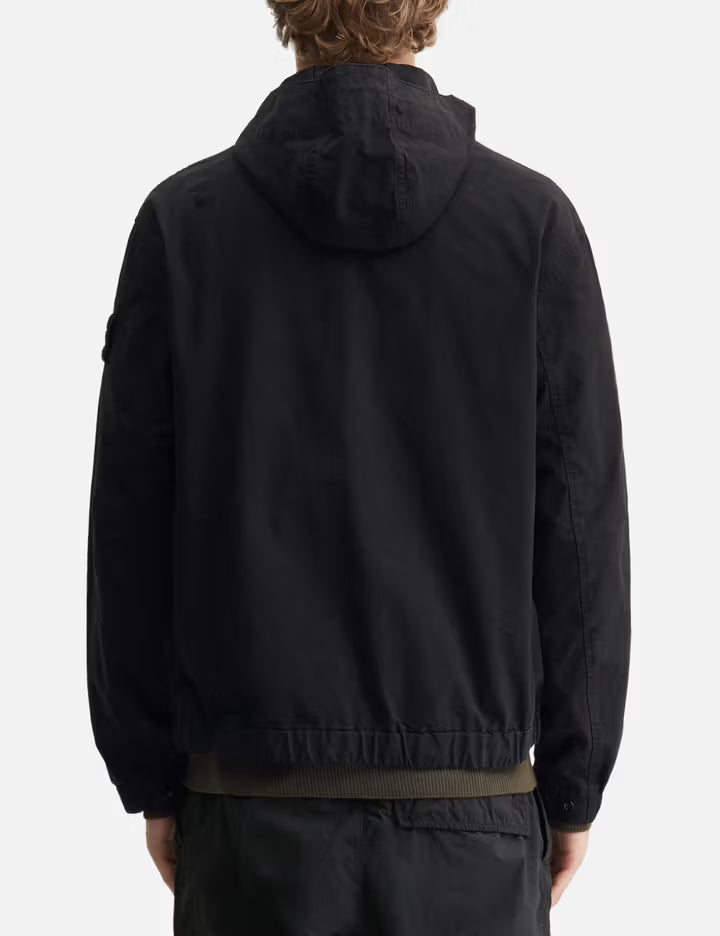 Ripstop Zip-Up Hooded Shirt